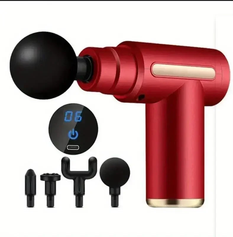 Pistolet de Massage Musculaire — Percussion Profonde, Dos, Nuque & Jambes