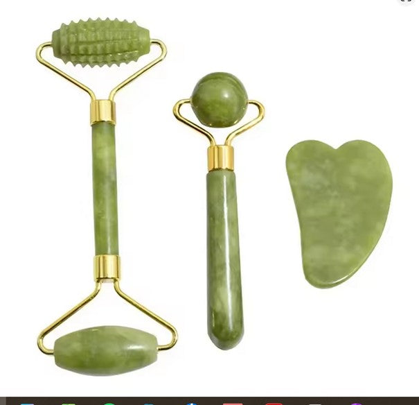 Rouleau de Massage Jade & Gua Sha Auréa