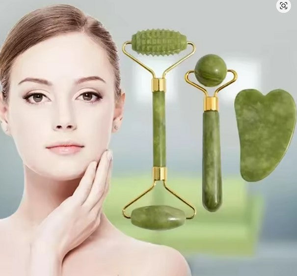 Rouleau de Massage Jade & Gua Sha Auréa