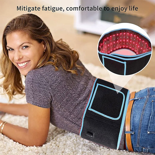 Ceinture Luminothérapie Rouge & Infrarouge — Douleurs Dos, Minceur & Relaxation