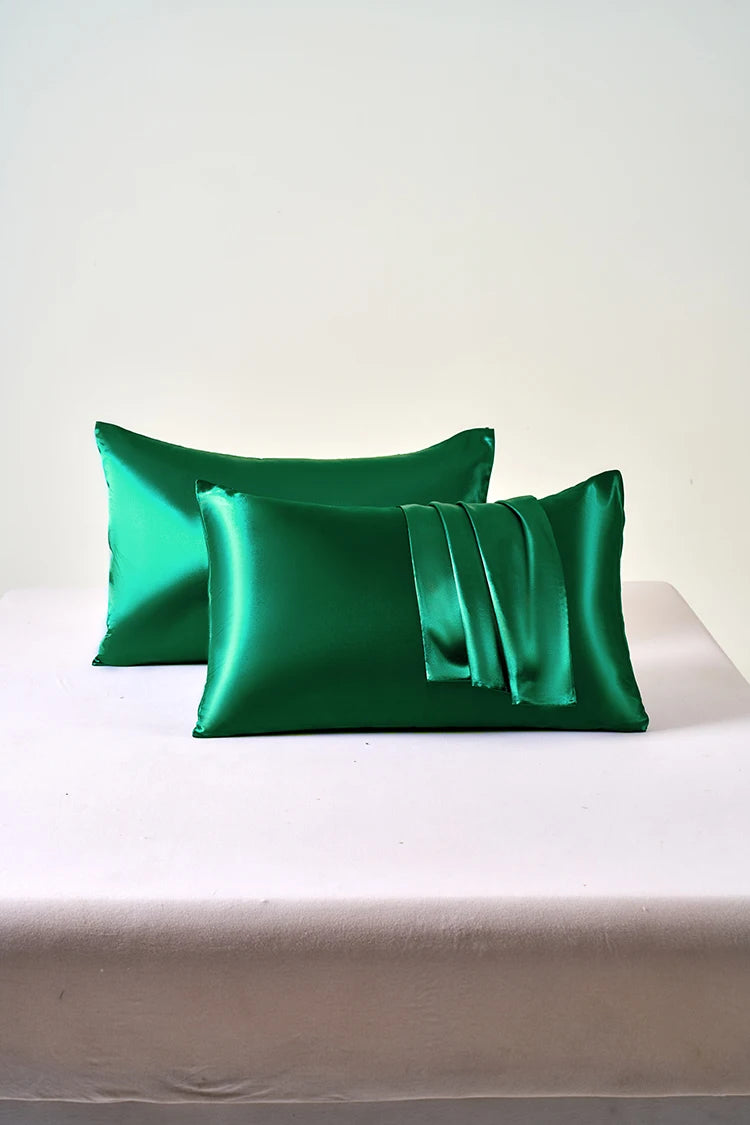 Taie d'Oreiller en Satin Auréa • Lot de 2