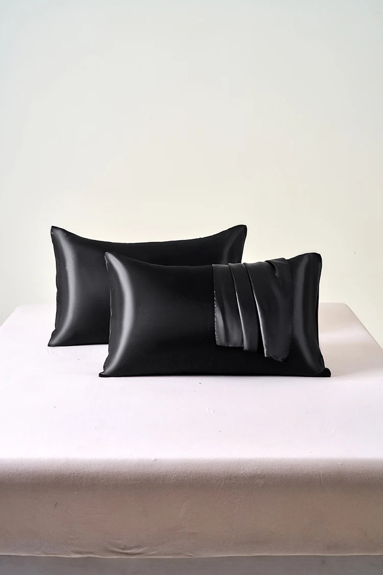 Taie d'Oreiller en Satin Auréa • Lot de 2