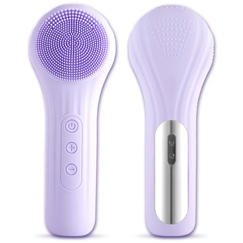 Brosse Nettoyante Sonique Visage — Exfoliation, Pores Nets & Éclat Naturel
