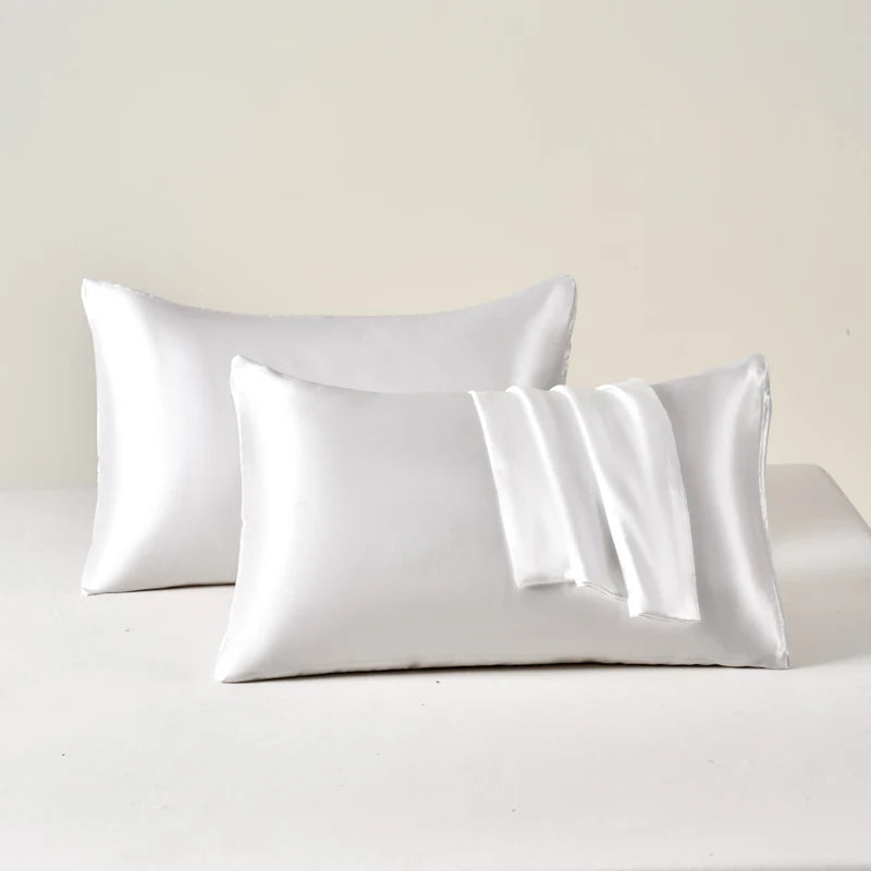 Taie d'Oreiller en Satin Auréa • Lot de 2