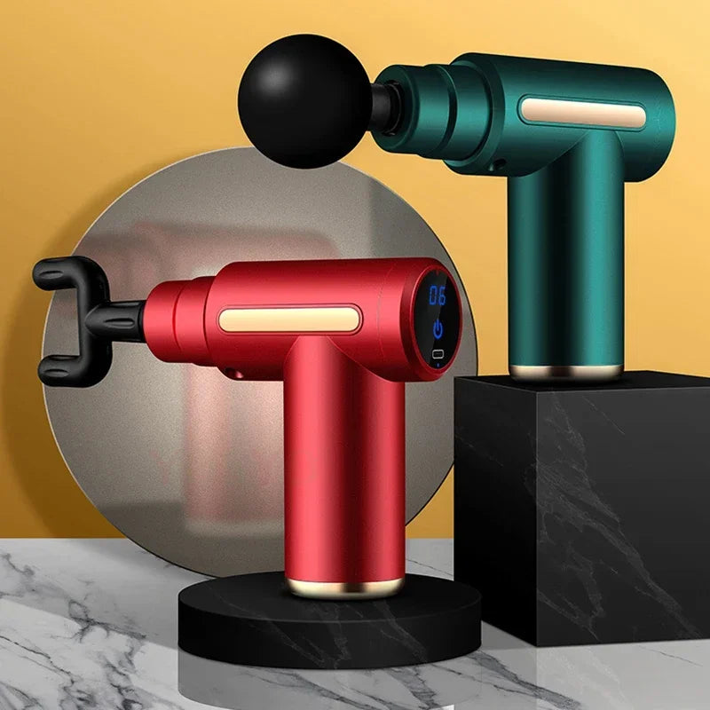 Pistolet de Massage Musculaire — Percussion Profonde, Dos, Nuque & Jambes