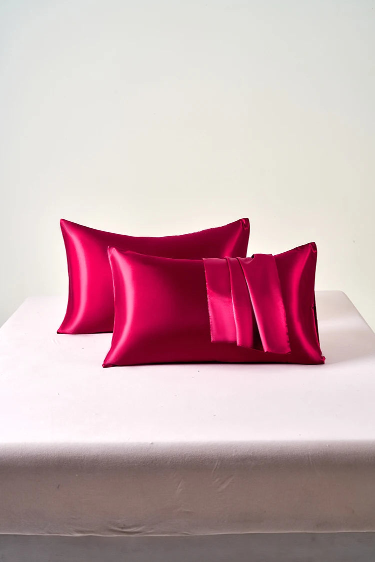 Taie d'Oreiller en Satin Auréa • Lot de 2