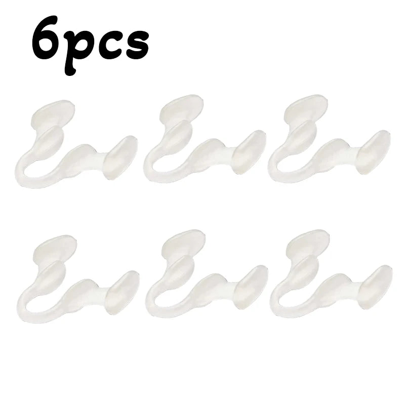 Clip Nasal Anti-Ronflement | Lot de 2, 4 ou 6 | Silicone Doux & Réutilisable