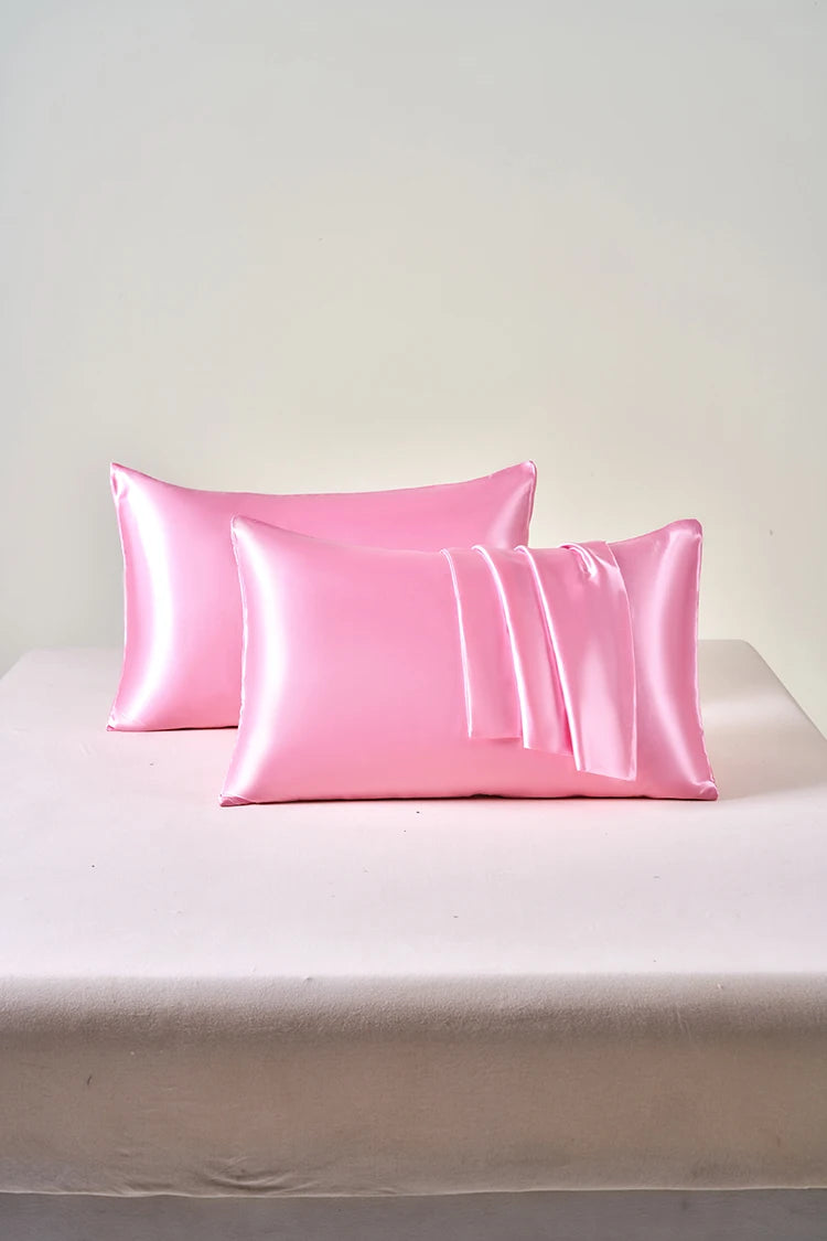Taie d'Oreiller en Satin Auréa • Lot de 2