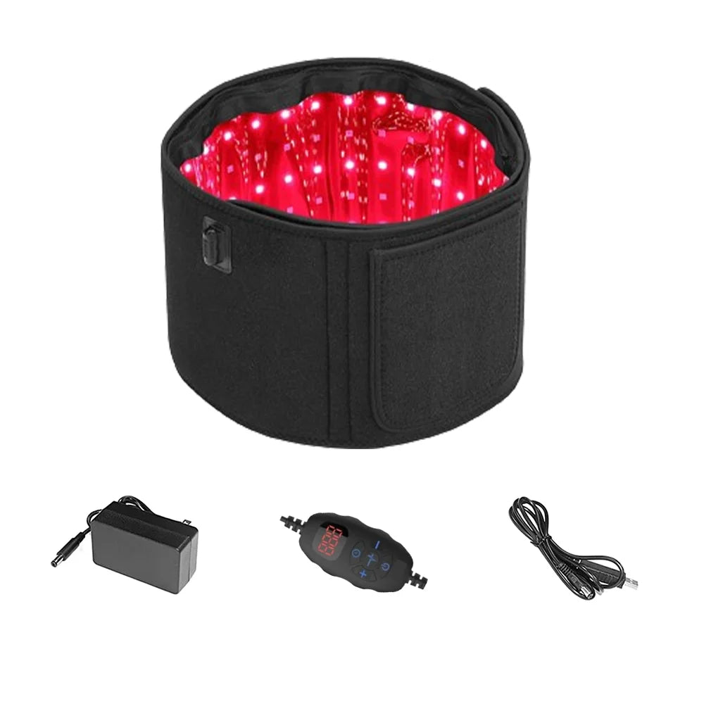 Ceinture Luminothérapie Rouge & Infrarouge — Douleurs Dos, Minceur & Relaxation