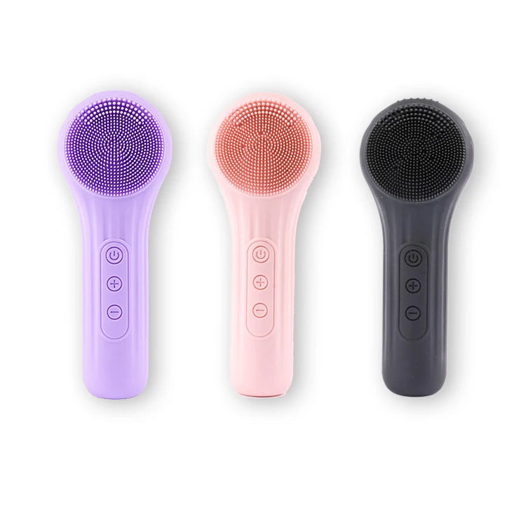Brosse Nettoyante Sonique Visage — Exfoliation, Pores Nets & Éclat Naturel