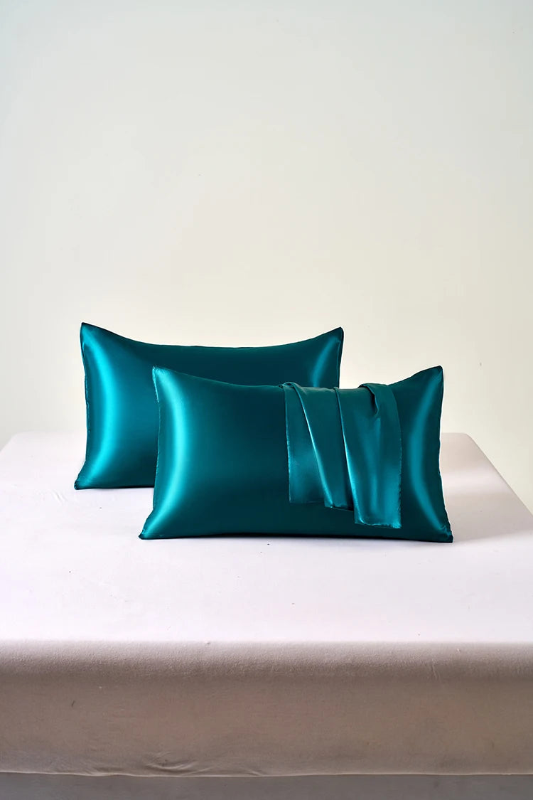Taie d'Oreiller en Satin Auréa • Lot de 2