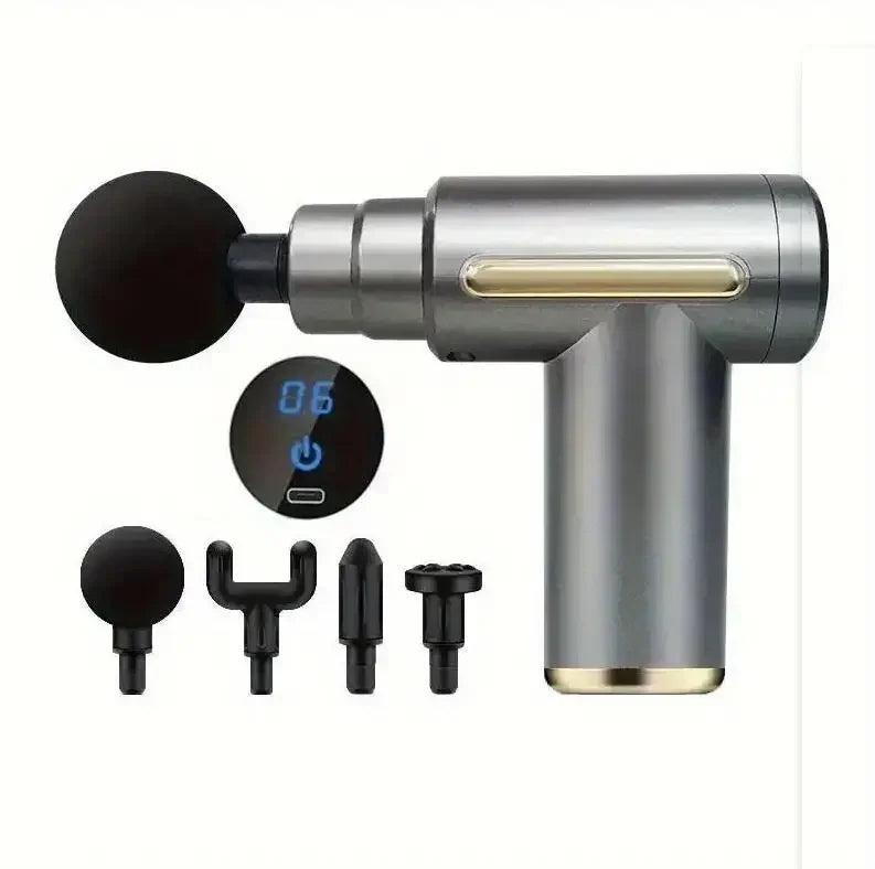 Pistolet de Massage Musculaire — Percussion Profonde, Dos, Nuque & Jambes