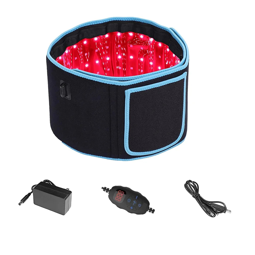 Ceinture Luminothérapie Rouge & Infrarouge — Douleurs Dos, Minceur & Relaxation