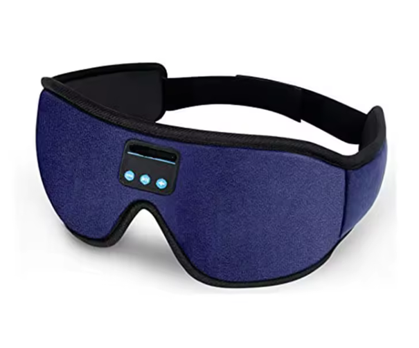 Masque de Sommeil Bluetooth Auréa — Occultant Total + Écouteurs Intégrés pour S'endormir Sereinement